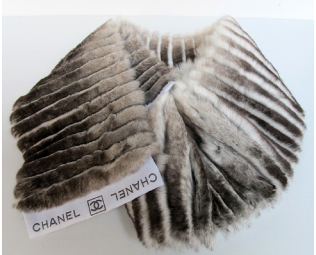 Chanel bufanda Chinchilla