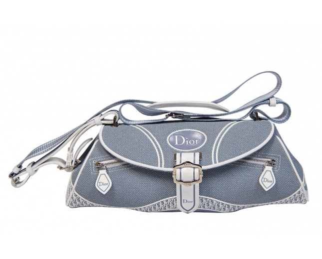 Dior Bandolera Azul Denim Vintage