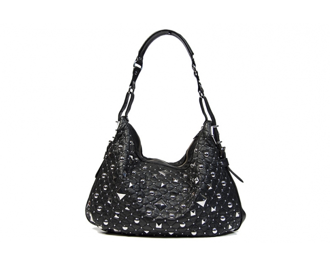 DKNY Bolso Negro Tachuelas