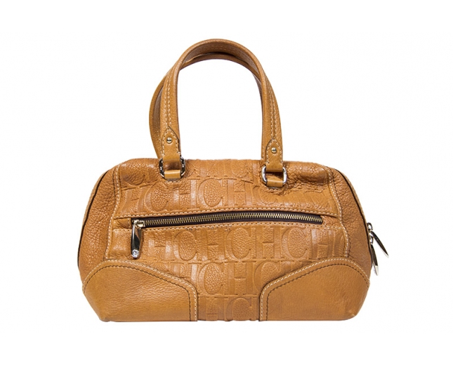 CH Bolso Satchel Piel Camel