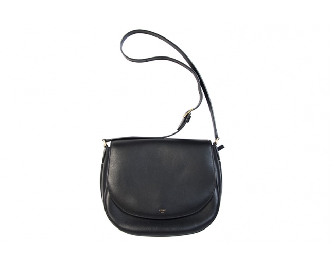 Celine Bolso Trotteur Negro