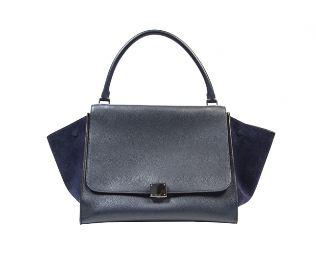 Celine Bolso Trapeze Large Navy