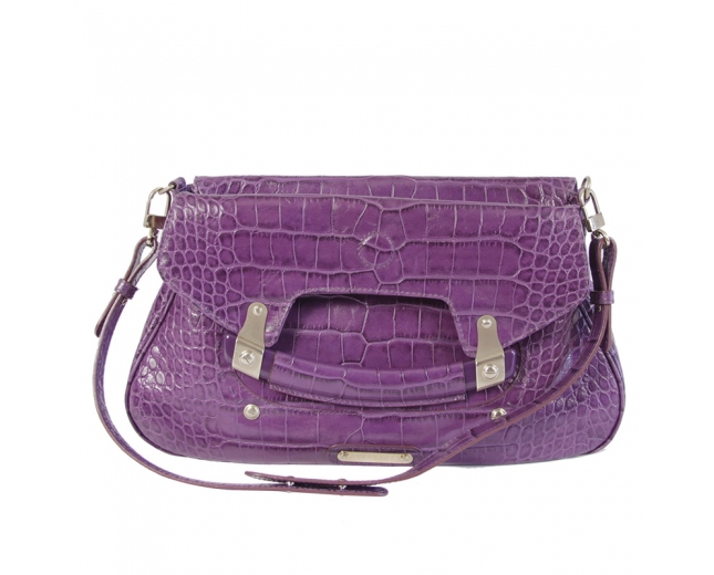 Versace Bolso Morado Croc