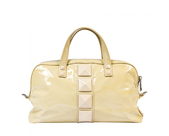 Marc Jacobs Bolso Beige Charol