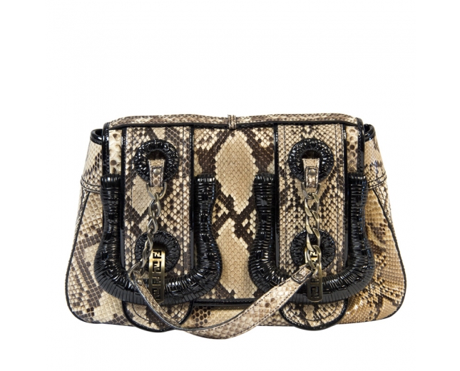 Fendi B Bag Python