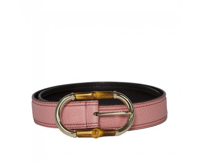 Gucci Cinturón Rosa Bambú T 75