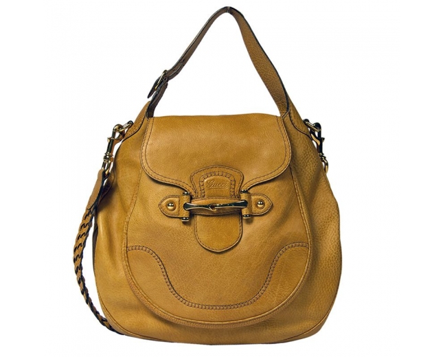 Gucci estilo Hobo mostaza