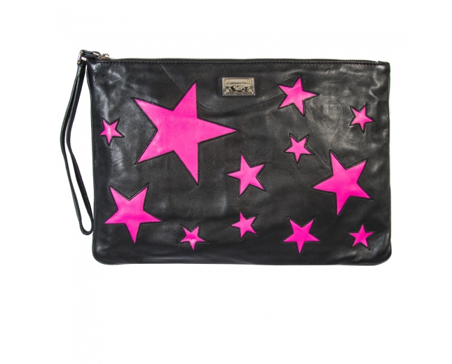 D&G Clutch Negro Estrellas