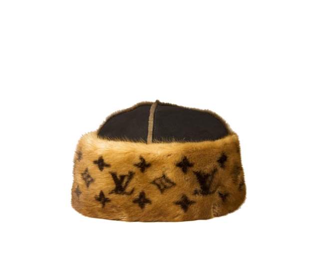 LV Gorro Visón Monogram