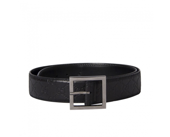 Gucci cinturón piel negro T 95