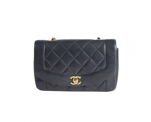 Chanel Bolso Diana Vintage Navy