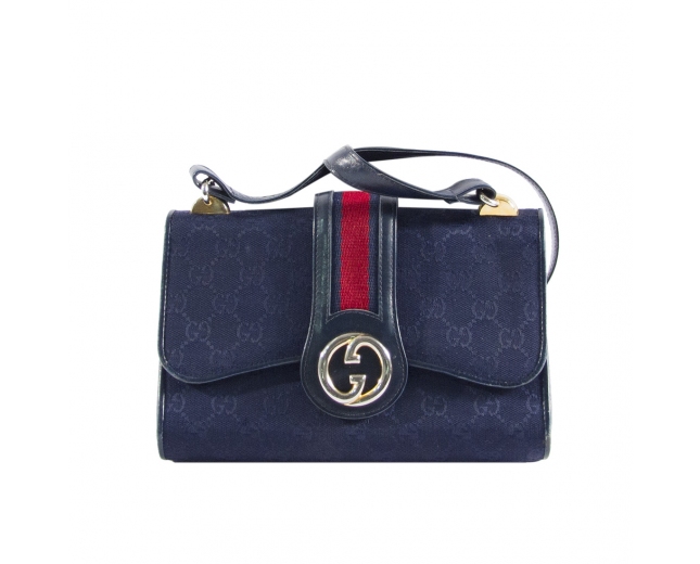 Gucci Bolso Azul Vintage