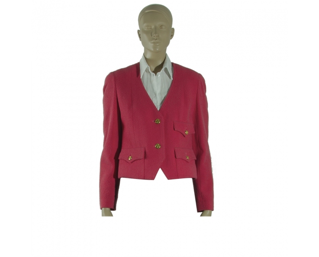 Chanel Chaqueta Rosa T 40