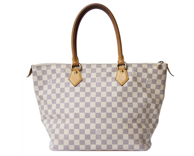 LV Bolso Saleya MM Damier Azur