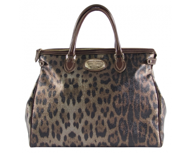 Roberto Cavalli Bolso Leopardo