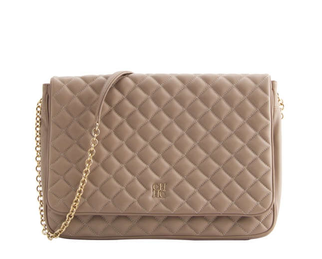 CH Bolso Acolchado Beige