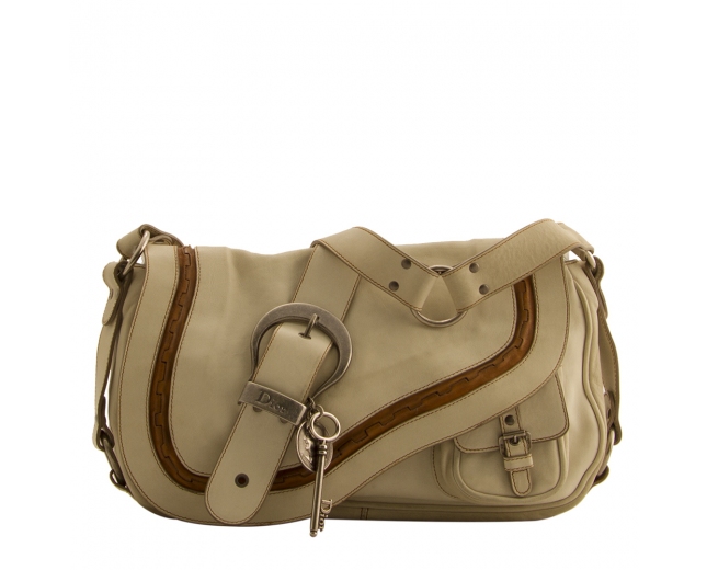 Dior Saddle Gaucho Blanco