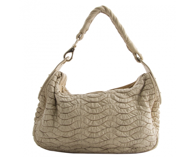 Versace Bolso Plisado Beige