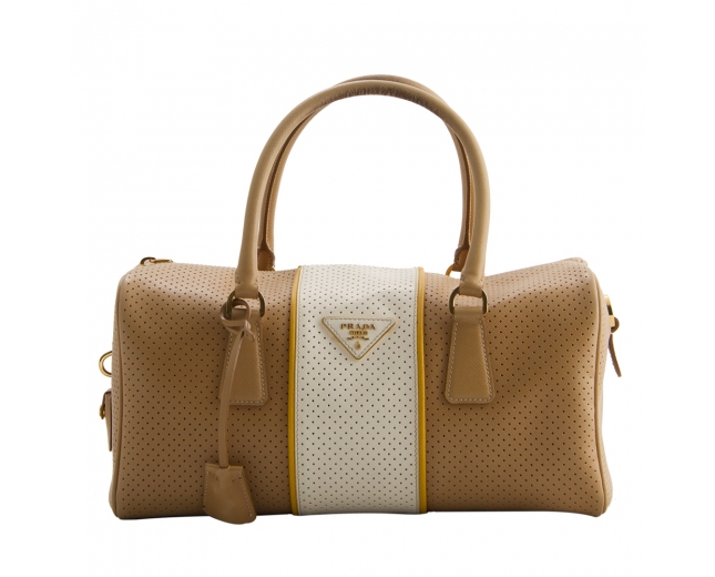 Prada Bolso Bowling Perforado