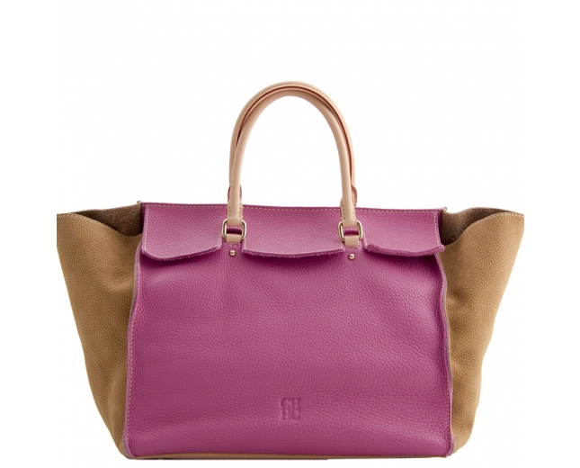 CH Bolso Vendome Rosa y Beige