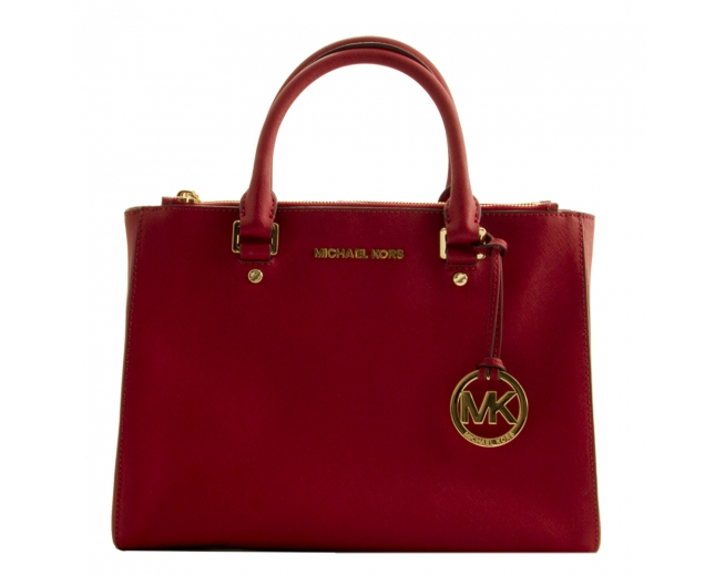 Michael Kors Bolso Sutton Rojo