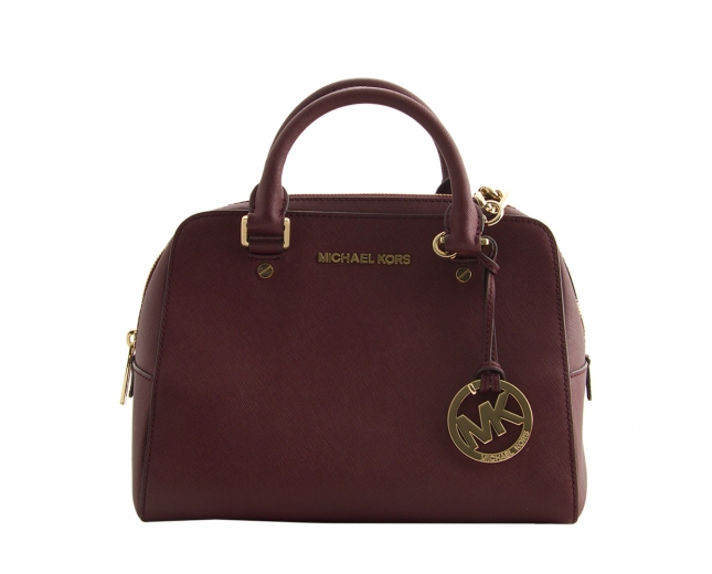 Michael Kors Jet Set Satchel Burdeos