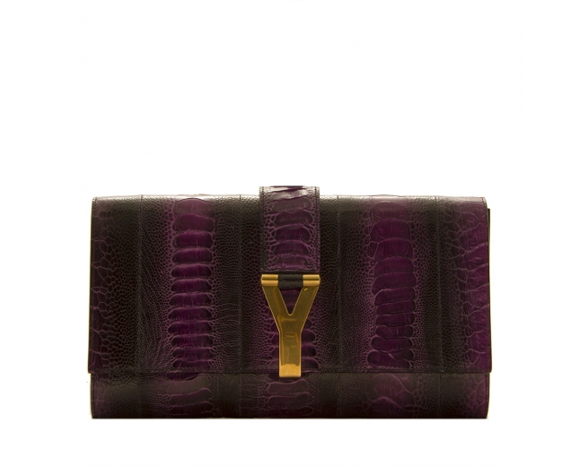 YSL Chyc Clutch Morado