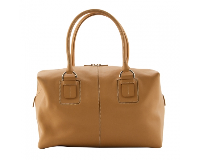 Tod´s Dado Box Satchel Natural