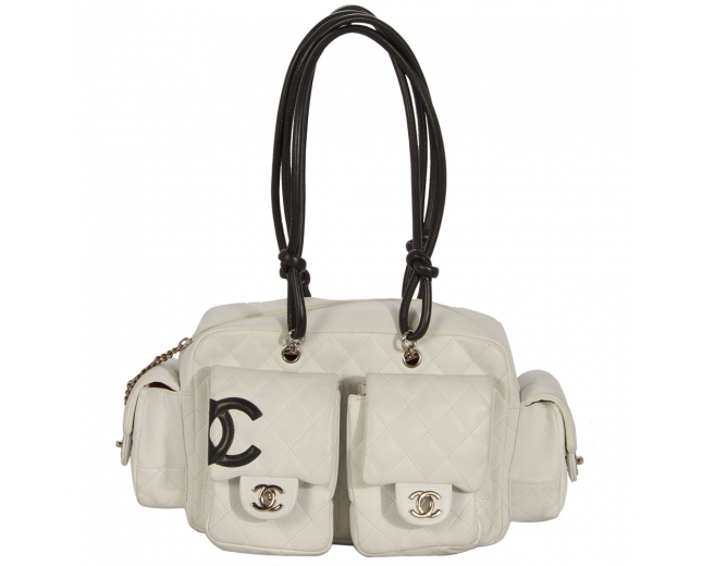 Chanel Bolso Mini Reporter Blanco