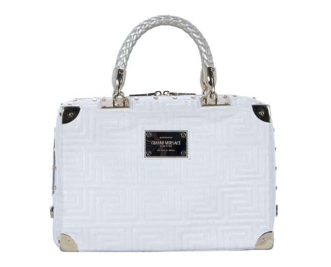 Versace Bolso Maletín Blanco