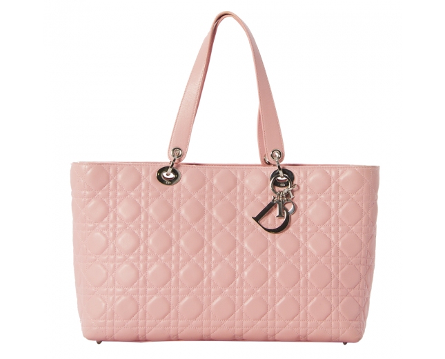 Dior Bolso Cannage Rosa