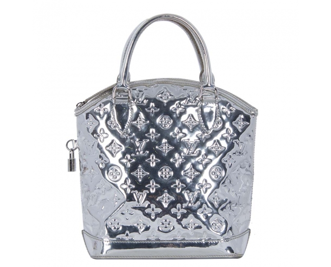 LV Silver Miroir Lockit PM