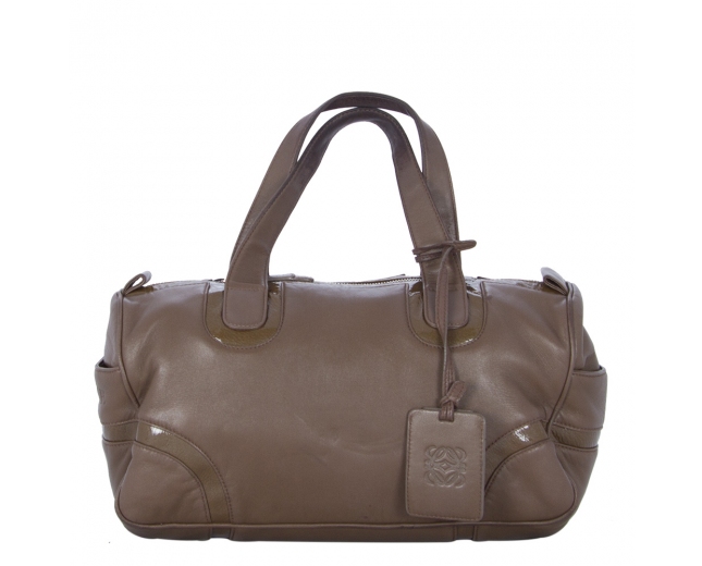 Loewe Bolso Satchel Napa Marrón