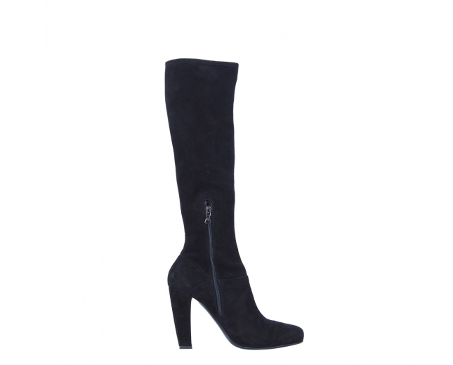 Prada Botas Ante Negro T 40