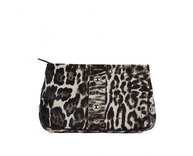 Jimmy Choo Clutch Zulu Leopardo