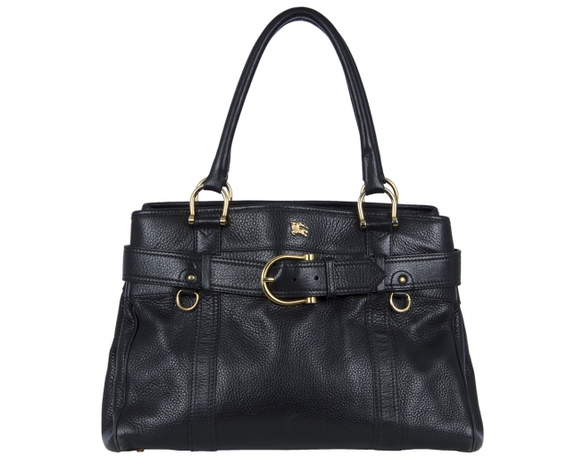 Burberry Bolso Hombro Negro