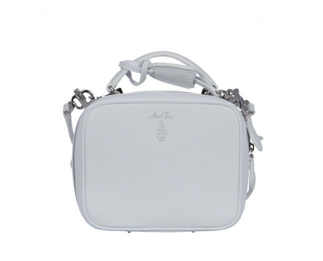 Mark Cross Bolso Laura Mini Blanco