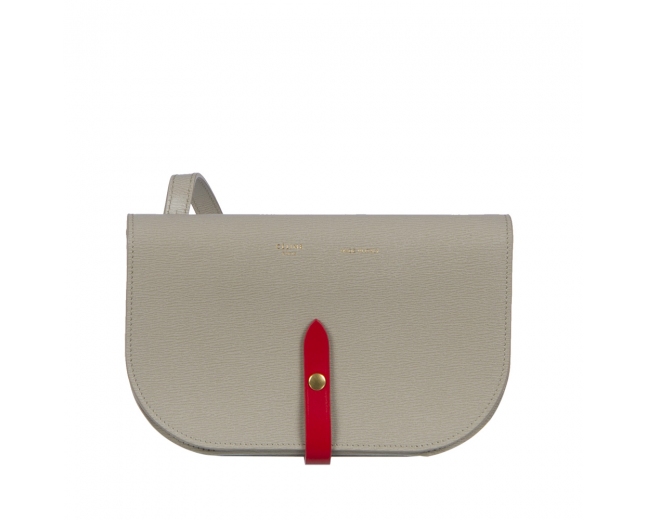 Celine Clutch con Cadena Beige