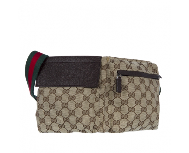 Gucci Pochete con Cinturón Canvas