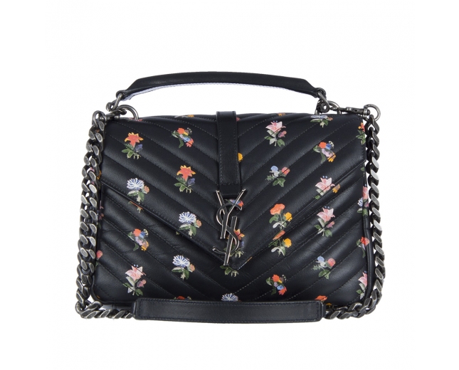 YSL Bolso College Monogram Floral