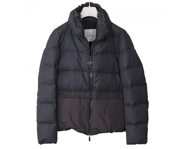 Moncler Chaqueta Plumas Gris T 1