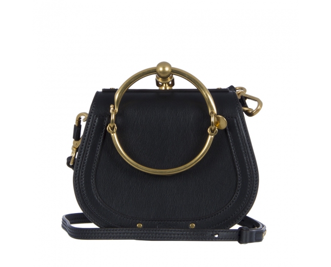 Chloé Bolso Nile Bracelet Pequeño Negro