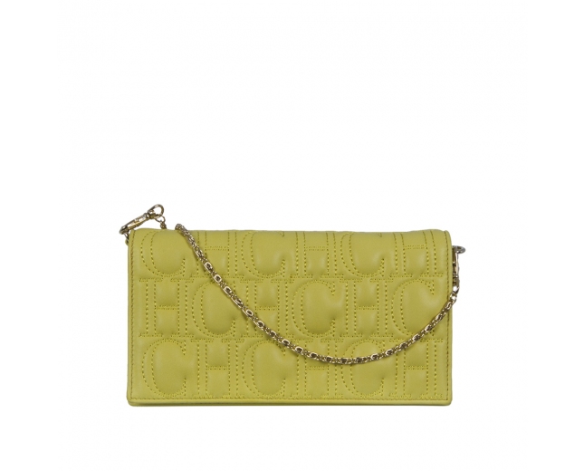 CH Cartera Clutch Amarilla