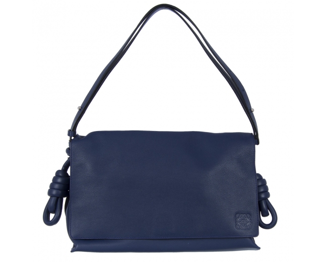 Loewe Bolso Flamenco Flap Azul