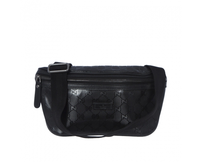 Gucci Pochette con Cinturón Negro.