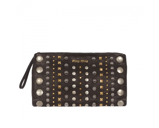 Miu Miu Clutch Tachuelas