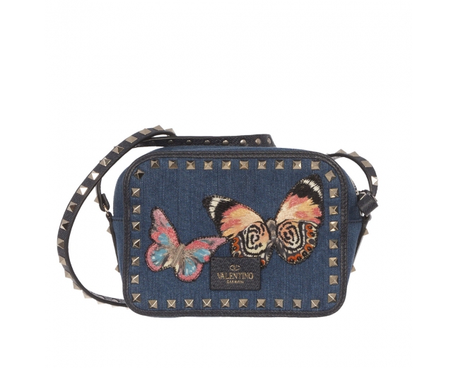 Valentino Bandolera Rockstud Mariposas