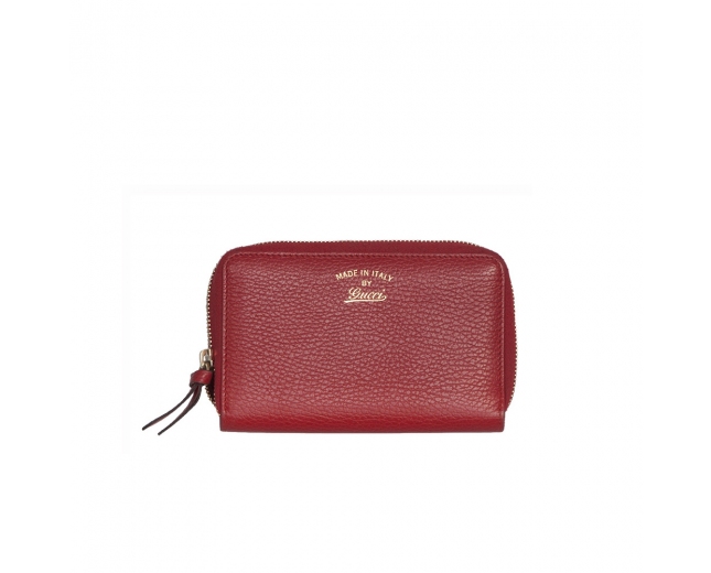 Gucci Cartera Piel Roja