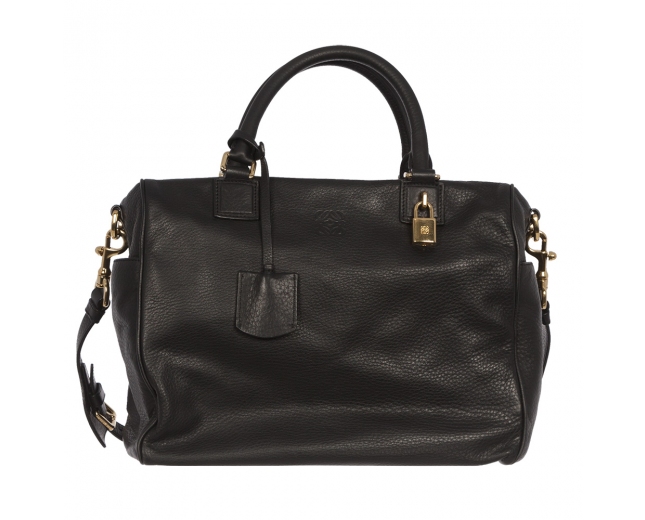 Loewe Bolso Satchel Negro