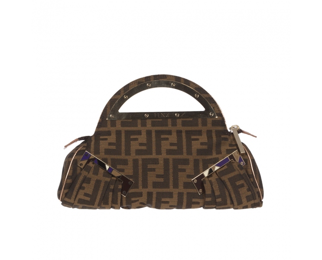 Fendi Smile Zucca Clutch